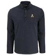 App State Cutter & Buck Hunts Point Textured Fleece Snap Pullover